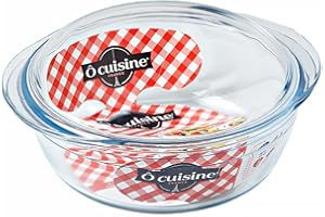 ÔCUISINE Ô cuisine cocotte Ronde en Verre Borosilicate 1,6 l
