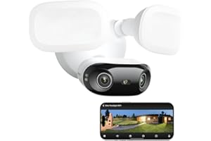 Kamera zewnętrzna Reolink 4K Wi-Fi 6 z reflektorem 3000 lumenów, przewodowa kamera Wi-Fi z widokiem 180°, ściemniane światło (3000K~6000K), inteligentne wykrywanie, Elite Floodlight WiFi