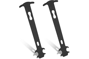 HREDZEO Indicateur d'usure de Chaîne,2 pcs Règle de Mesure de Jauge de Chaînes de Vélo Outil de Détection de Remplacement d'usure de Chaîne de Vélo pour Vélo de montagne