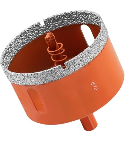 2 Punta Diamantate BGTEC 6mm M14 - Per Forare Piastrelle, Gres E Granito, Per Smerigliatrici