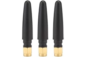 Kafuty 3 UNIDS Antena de Alta Ganancia Portátil 5 cm gsm DPRS 3G Mini Tipo L SMA Elbow 3DBi Network 800-900/1800-1900/2010-2025MHZ(1)