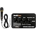 Mediacom Karaoke Anywhere Mixer With Bluetooth 5.0 Connection, 1 Corded Mic And Multiple Revereb Effects