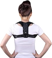 isermeo Correttore di Postura Schiena Supporto Traspirante Regolabile Posturale
