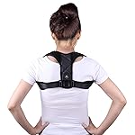 isermeo Correttore di Postura Schiena Supporto Traspirante Regolabile Posturale