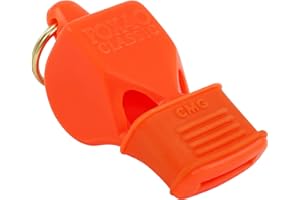 Fox 40 CMG - Silbato con boquilla acolchada antideslizante, Anaranjado