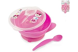 Lulabi Minnie Simply Set 3 Pezzi Pappa Viaggio, Polipropilene