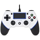 Kontorland PS4 And PC Compatible Vibrating Wired Gaming Arm GamePad