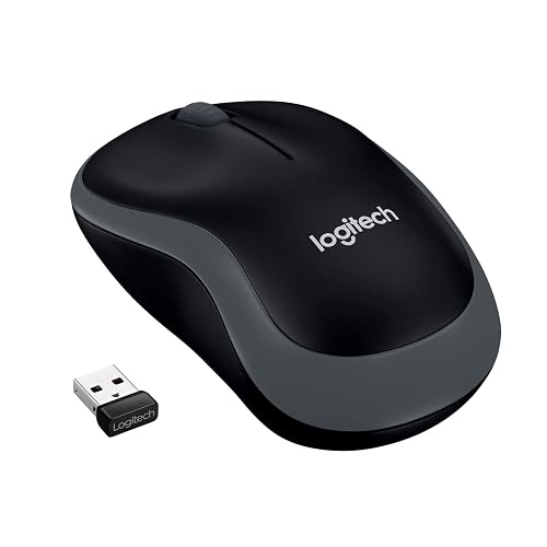 #8 — Logitech M185 Wireless Mouse USB for PC Windows, Mac and Linux, …