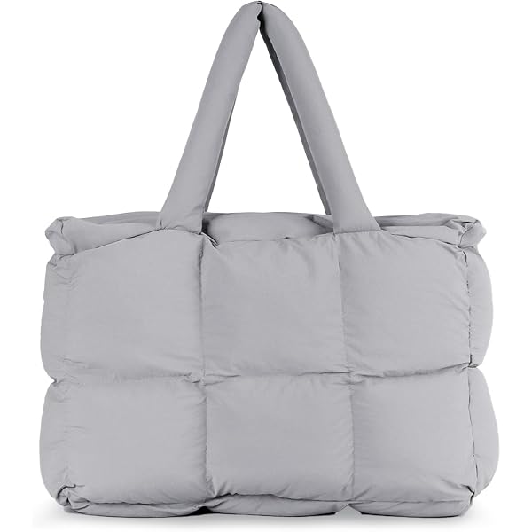 EVEOUT Borse a tracolla Trapuntata Puffer da Donna Leggera Borse Tote Puffy Quilted Borse a spalla Puffer Borsa Hobo per Lavoro Vacanza