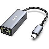 BENFEI Adattatore USB C a Ethernet, USB Tipo C a RJ45 Ethernet LAN [Compatibile Thunderbolt 3/4], compatibile per iPhone 15 P