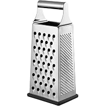 Pamtns Grattugia per Verdure Grater Grattugia in Acciaio Inox Grattugia per Formaggio Manico Antiscivolo Cucina Multifunzione Frutta Verdura Grattugia per Patate Carote Cetrioli