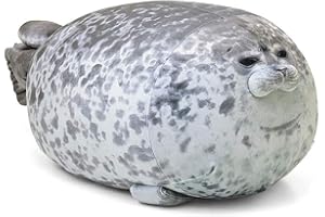 ETAOLINE Chubby Blob Seal Pillow Cute Seal Plush Toy Stuffed Animals