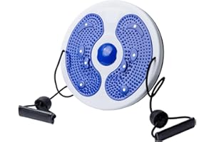 QUAHOM Twister Exercise for Waist, Waist Twisting Disc Waist Whisper Machine, Body Shaping Twist Board Waist Twister Twisting Disc, Massage Foot Sole Home Slimming Fitness Equipment