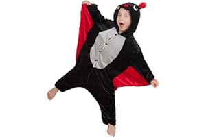Kenmont Déguisement Combinaison Licorne Pyjama Grenouillère Enfants Animal Pyjamas Costume à Capuche Halloween Carnaval Noël Fête Tenue