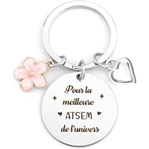 Cadeau Atsem Maternelle - Trousse De Maquillage Personnalisée Merci Maîtresse Fin D'Année