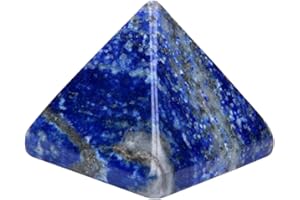Soulnioi 1pc Lapis Lazuli Pyramid 3cm for Energy Crystal Healing