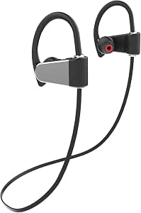 Show Wish, cuffie Bluetooth leggere, cuffie wireless IPX4, a prova di  sudore, con microfono e 7 ore di riproduzione per corsa, ciclismo,  palestra, viaggi e altro : Amazon.it: Elettronica