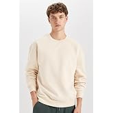 DeFacto Boxy Fit Bisiklet Yaka Baskılı Sweatshirt X8282AZ24AU