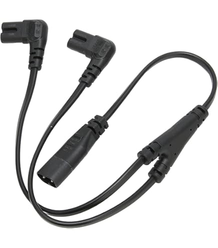 Sharplace IEC320-C8 Ila 2x C7 Güç Adaptör Kablosu Erkek-Kadın Pdu /ups
