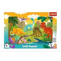 Trefl - Gabby's Dollhouse, Gabby e le avventure del gatto - Puzzle da 60 pezzi - Puzzle colorato con personaggi delle fiabe, intrattenimento creativo