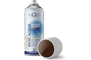 HQS HIGH QUALITY SPRAY HQS Bomboletta di Vernice Spray 400ml Base Acqua Colori Ral (Ral 8017 Marrone Cioccolato)