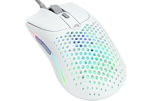 ‎GLORIOUS Glorious Gaming Model O 2 Wired Gaming Mouse – ultraleichte 59 g, FPS, 26.000 DPI, Motion-Sync, auf 80 Mio. Klicks ausgelegte Schalter, 6 programmierbare Tasten, beidhändig, RGB, PTFE-Füße – Weiß