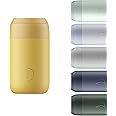 Chilly's Series 2 Coffee Cup - Tight Seal, No Sweating - BPA-Free Stainless Steel - Reusable - Double Walled, Vacuum Insulated - Pollen Yellow, 340ml