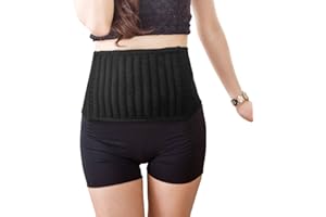 AFINDER Fascia elastica termica invernale da uomo e da donna, comoda, calda, in cashmere, girovita, scalda reni, regolabile, compressione per sport, fitness, dolori lombari, protezione, rinforzo, riscaldamento, fascia addominale