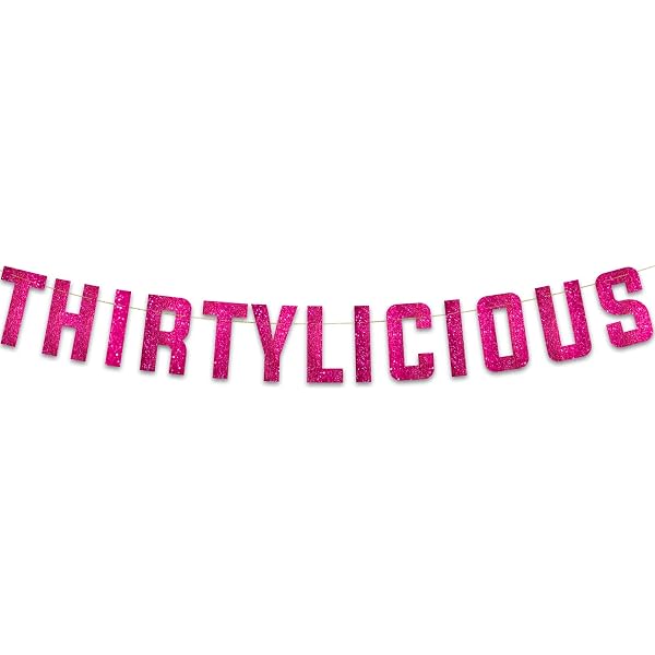 Geburtstagsbanner ‚In My Thirties Era‘ – 3 Meter, Glänzend, Für 30. Geburtstagsparty