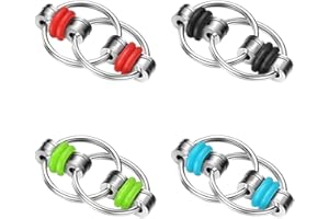 FDCGAS anti stress spielzeug - 4 pcs adhs spielzeug,Kette Zappeln Spielzeug entlastet Stress Reducer,Fahrrad Kette Zappeln Sie Stress reduzierer für Erwachsene und Kinder