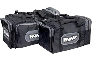 WULF TRIALS KIT BAG WULFSPORT NEW JUMBO LUGGAGE KIT BAG Motorbike Motocross Enduro Off Road Trials Kit Bag - Grey