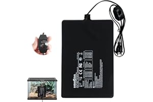 LUFEIS Terrarium Heizmatte, 200x300 mm Reptil Heizmatten, Heizkissen für Reptilien, 23W Heizmatte für Terrarium Wärmematte Terrarium für Reptilien Schildkröte, Schlangen, Eidechse, Gecko, Spinne