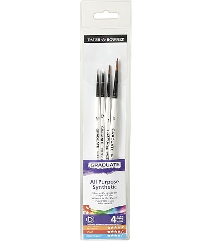 Daler Rowney Graduate Rond Court Manche Brosse Taille 10