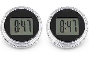 Motorcykel klocka 2 stycken digitalklocka liten, digital display mini klocka digital