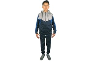 Sergio Italia Boys Tracksuit Kids School Hoodie Joggers Zip Hooded Top Jogging Pants Bottoms