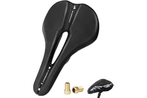 Flintronic Sillín de Bicicleta de Montaña Set, Sillín MTB, Cómodo Transpirable y Impermeable Sillin Bicicleta, con Funda Impermeable y Bolsa, Ergonómico Unisexo Sillin Bicicleta para Carretera, Urbana