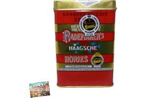 Lot de 1 x Rademakers Hopjes Bonbons à café hollandais I 200 g I dans une jolie boîte cadeau I Bonbons au café au caramel des Pays-Bas I Bonbons I Coffee Candy I Cafie I Holland-Box by Vriens