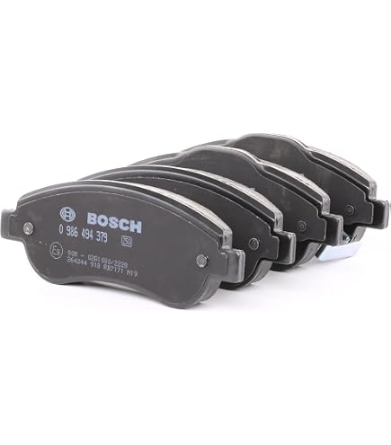 Bosch BP1950 - Pastiglie Freni Auto, Asse Posteriore - Qualità Bosch - Riduzione del Rumore e della Polvere - Certificazione ECE-R90 - Senza Rame - 1 Confezione da 4 Pastiglie