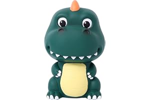 ZASJON Salvadanaio dinosauro per bambini, grande prevenzione delle cadute, cartone animato, salvadanaio per ragazze e ragazzi, in materiale PVC