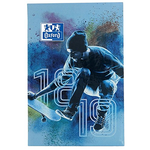 Download Oxford Sport Spirit Agenda Scolaire Journalier 2018-2019 1 Jour par Page 352 Pages 12 x 18 cm motif Skate