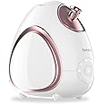 Fancii Nano Ionic Facial Steamer Hot & Cool with Aromatherapy and 6 Spa Settings – 30 Min Steam Time - Professional Home Face Sauna for Moisturizing & Pore Cleansing (Rivo)