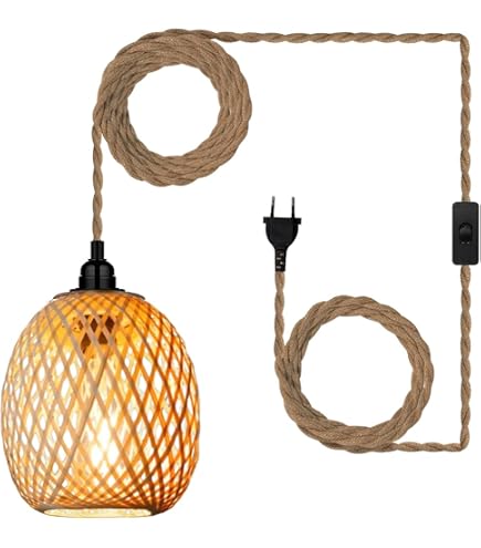 Bloomingville Hngeleuchte aus Bambus in der Farbe Natur, Mae: 25cm x 25cm  x 65cm, 906001 : Amazon.de: Beleuchtung
