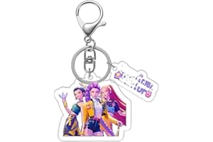 FLANLIY Demon Fun Pendentif Hunters, Demon Hunters Porte-CléS, Demon Hunters Goodies, Suitable For Hunter Fans To Collect And Also As Halloween And Christmas Gifts