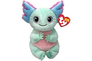 TY Alex Axolotl - Beanie Bellies Reg miękka pluszowa zabawka dla dzieci, dla niemowląt, przytulanek, kolekcjonerskich pluszaków