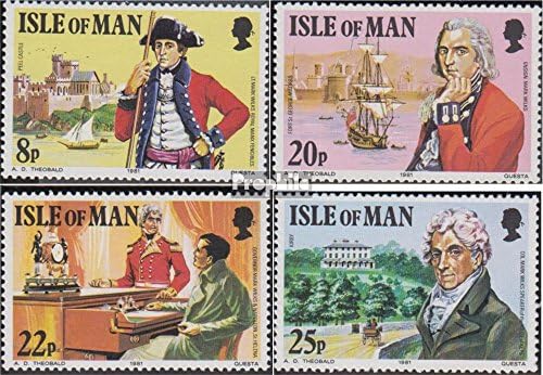 united kingdom - Island Man Mi.-number.: 189-192 (complete.issue.) 1981 150. Death Mark wilks (Stamps for collectors)