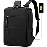 Mixroom - Sac à dos pour ordinateur portable pour ordinateur portable 15,6" Deux poches frontales avec fixation USB Z1