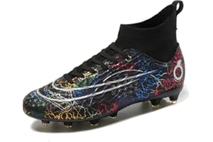 IFIKK Scarpe da Calcio Unisex-Bambini Scarpe Sportive Tacchetti Scarpe da Calcio da Uomo Professionale all'aperto Scarpe da Calcetto Unisex Scarpe da Allenamento