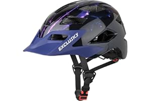 Exclusky Casques Vélo Enfants Protecteur de Sécurité Cyclisme Planches à roulettes Sport pour Enfants 50-57CM (Âge 5-13 Ans)