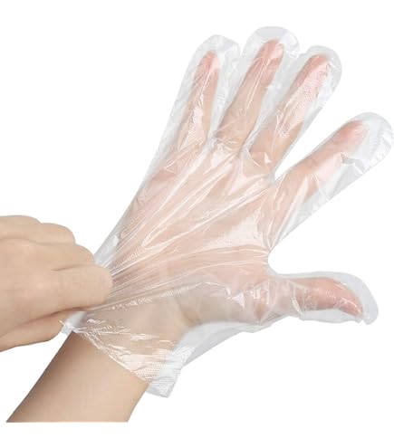Guanti Monouso In Polietilene P500 - Confezione 500 Pezzi, Trasparenti Goffrati, Misura Universale - Foto 12