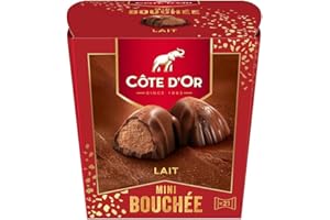 COTE D'OR CÔTE D'OR – Mini Bouchée Lait – Chocolats de Noël – 1 Boîte 197 g
